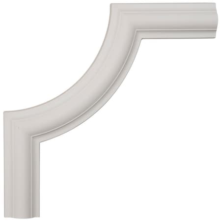 Ekena Millwork 10"W x 10"H x 1/2"P Ashford Smooth Panel Moulding Corner (matches moulding PML01X00AS) PML10X10AS-2